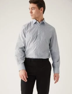 2pk Regular Fit Long Sleeve Shirts -Marksandspencer Sale Store SD 03 T11 2602 Y4 X EC 1
