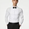 Tailored Fit Dinner Shirt With Bow Tie 7 Tailored Fit Dinner Shirt With Bow Tie -Marksandspencer Sale Store SD 03 T11 7407T Z0 X EC 0