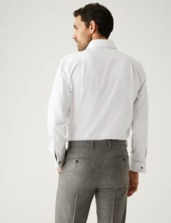 Regular Fit Pure Cotton Dinner Shirt -Marksandspencer Sale Store SD 03 T11 7500D Z0 X EC 4