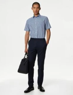 Regular Fit Non Iron Pure Cotton Shirt -Marksandspencer Sale Store SD 03 T11 8727 F4 X EC 1