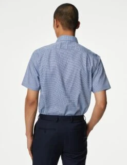 Regular Fit Non Iron Pure Cotton Shirt -Marksandspencer Sale Store SD 03 T11 8727 F4 X EC 3