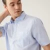 Regular Fit Pure Cotton Non Iron Striped Shirt -Marksandspencer Sale Store SD 03 T11 8730 E1 X EC 0