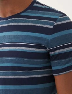 Premium Cotton Blend Striped Vest -Marksandspencer Sale Store SD 03 T14 1632A F0 X EC 2