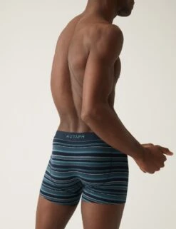 3pk Supima® Cotton Blend Striped Trunks -Marksandspencer Sale Store SD 03 T14 5352A H2 X EC 2