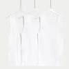 3pk Pure Cotton Sleeveless Vests -Marksandspencer Sale Store SD 03 T14 5700D Z0 X EC 0