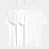 3pk Pure Cotton V-Neck T-Shirt Vests 10 3pk Pure Cotton V-Neck T-Shirt Vests -Marksandspencer Sale Store SD 03 T14 5820D Z0 X EC 0