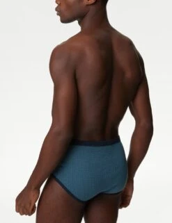3pk Pure Cotton Assorted Pattern Briefs 5 3pk Pure Cotton Assorted Pattern Briefs -Marksandspencer Sale Store SD 03 T14 6705C F4 X EC 1
