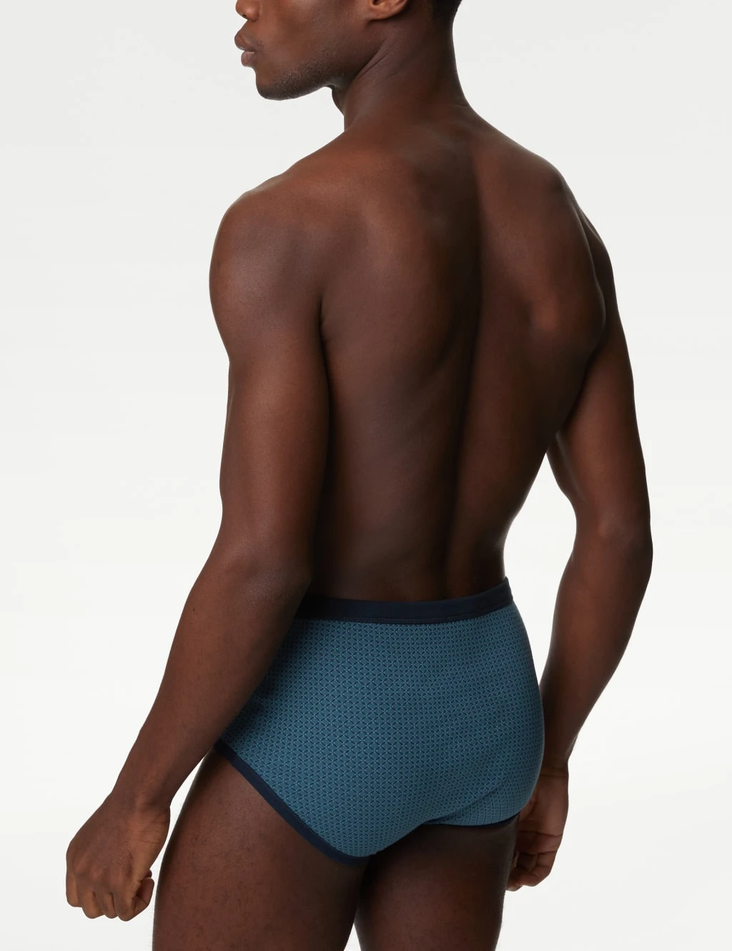 3pk Pure Cotton Assorted Pattern Briefs 3 3pk Pure Cotton Assorted Pattern Briefs - Image 3