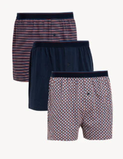 3pk Pure Cotton Cool & Fresh™ Jersey Boxers