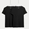 2pk Heatgen™ Light Thermal Short Sleeve Top -Marksandspencer Sale Store SD 03 T14 9481 Y0 X EC 0