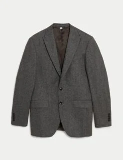 Tailored Fit Italian Wool Rich Suit Jacket 8 Tailored Fit Italian Wool Rich Suit Jacket -Marksandspencer Sale Store SD 03 T15 1415T VP X EC 90