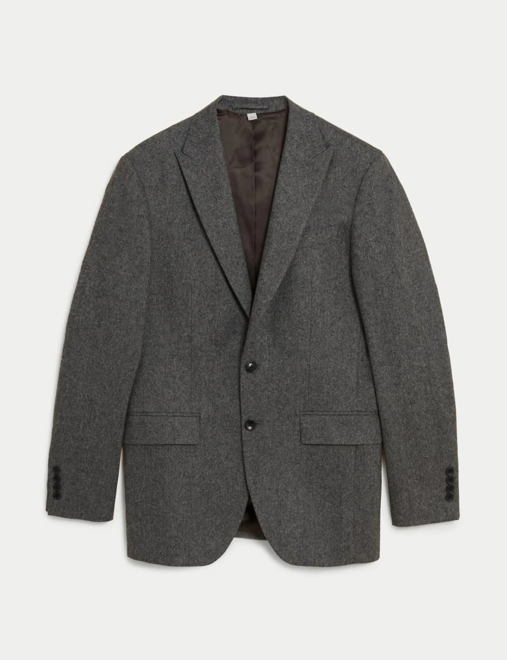 Tailored Fit Italian Wool Rich Suit Jacket 2 Tailored Fit Italian Wool Rich Suit Jacket - Image 2