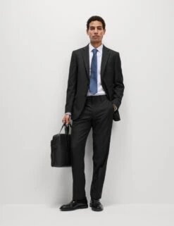 Regular Fit Stretch Suit Trousers -Marksandspencer Sale Store SD 03 T15 1604Y Y0 X EC 2