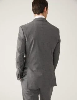 Slim Fit Sharkskin Suit Jacket With Stretch -Marksandspencer Sale Store SD 03 T15 1607F KU X EC 4