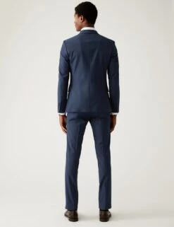 Skinny Fit Sharkskin Suit Jacket With Stretch -Marksandspencer Sale Store SD 03 T15 1607S XB X EC 2