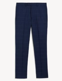 Slim Fit Check Suit Trousers -Marksandspencer Sale Store SD 03 T15 1812F E0 X EC 90