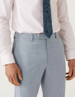 Slim Fit Puppytooth Suit Trousers -Marksandspencer Sale Store SD 03 T15 1819F E3 X EC 1