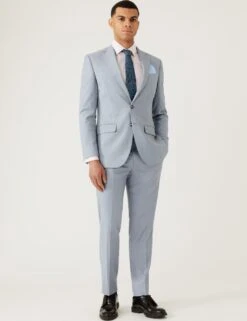 Slim Fit Puppytooth Suit Trousers -Marksandspencer Sale Store SD 03 T15 1819F E3 X EC 3