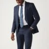 Regular Fit Prince Of Wales Check Suit Jacket
