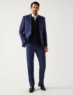 Regular Fit Pure Wool Suit Trousers -Marksandspencer Sale Store SD 03 T15 2302Y E0 X EC 5