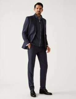 Tailored Fit Pure Wool Suit Trousers -Marksandspencer Sale Store SD 03 T15 2316T XB X EC 8