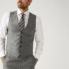 Regular Fit Pure Wool Check Waistcoat -Marksandspencer Sale Store SD 03 T15 2333C T0 X EC 0