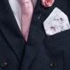 Floral Tie, Handkerchief & Pin Set
