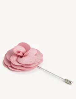 Floral Tie, Handkerchief & Pin Set -Marksandspencer Sale Store SD 03 T15 2479M D6 X EC 2