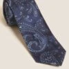 Paisley Pure Silk Tie -Marksandspencer Sale Store SD 03 T15 4266S F0 X EC 0