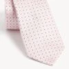 Woven Polka Dot Pure Silk Tie