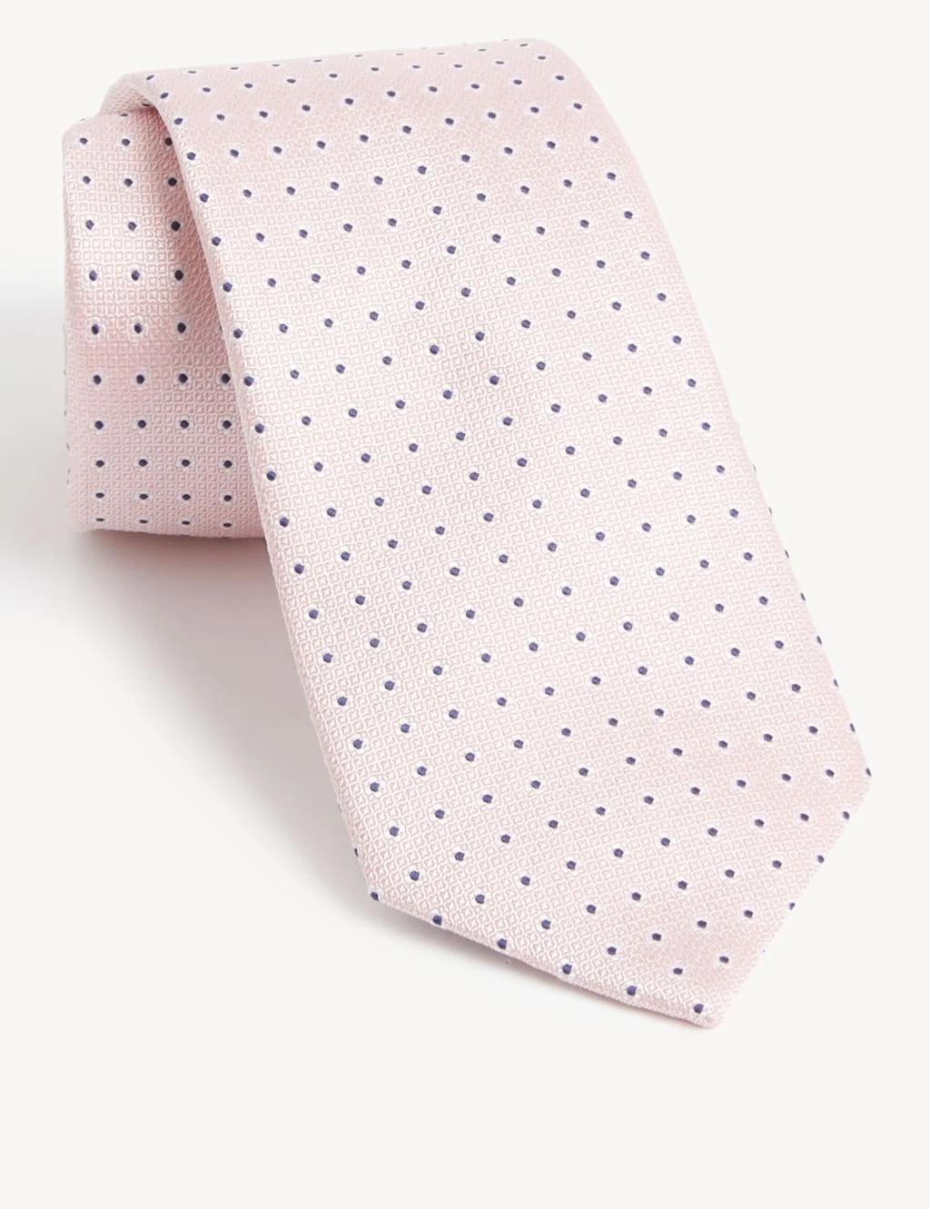 Woven Polka Dot Pure Silk Tie 1 Woven Polka Dot Pure Silk Tie