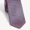 Geometric Pure Silk Tie
