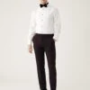 Burgundy Slim Fit Tuxedo Trousers -Marksandspencer Sale Store SD 03 T15 8202F XM X EC 0