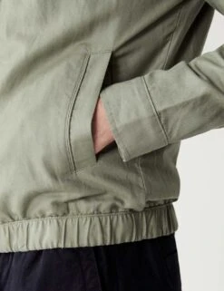 Linen Blend Harrington Jacket 12 Linen Blend Harrington Jacket -Marksandspencer Sale Store SD 03 T16 5005M HW X EC 3