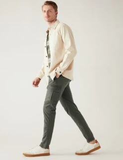 Slim Fit Lightweight Cargo Trousers