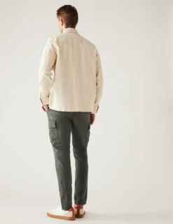 Slim Fit Lightweight Cargo Trousers -Marksandspencer Sale Store SD 03 T17 6115S KH X EC 2