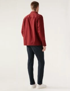 Tapered Fit Elasticated Waist Trousers -Marksandspencer Sale Store SD 03 T17 6712T F0 X EC 3