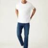 Slim Fit Belted Stretch Jeans -Marksandspencer Sale Store SD 03 T17 8457S E2 X EC 0