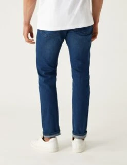 Slim Fit Belted Stretch Jeans -Marksandspencer Sale Store SD 03 T17 8457S E2 X EC 2