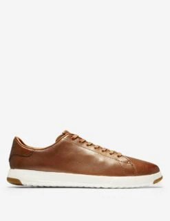 Cole Haan Grandpro Leather Lace Up Trainers