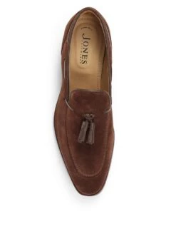 Jones Bootmaker Suede Tassel Slip-On Loafers -Marksandspencer Sale Store SD 03 T19 1774 N9 X EC 2