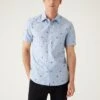 Pure Cotton Print Shirt -Marksandspencer Sale Store SD 03 T25 1181M E4 X EC 0