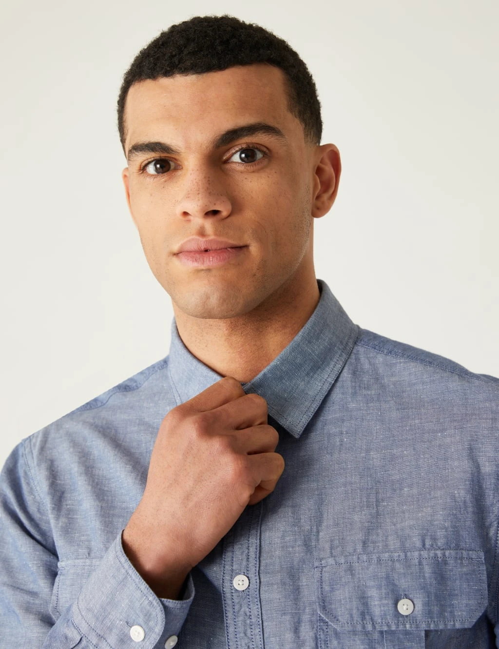 Linen Blend Shirt 1 Linen Blend Shirt