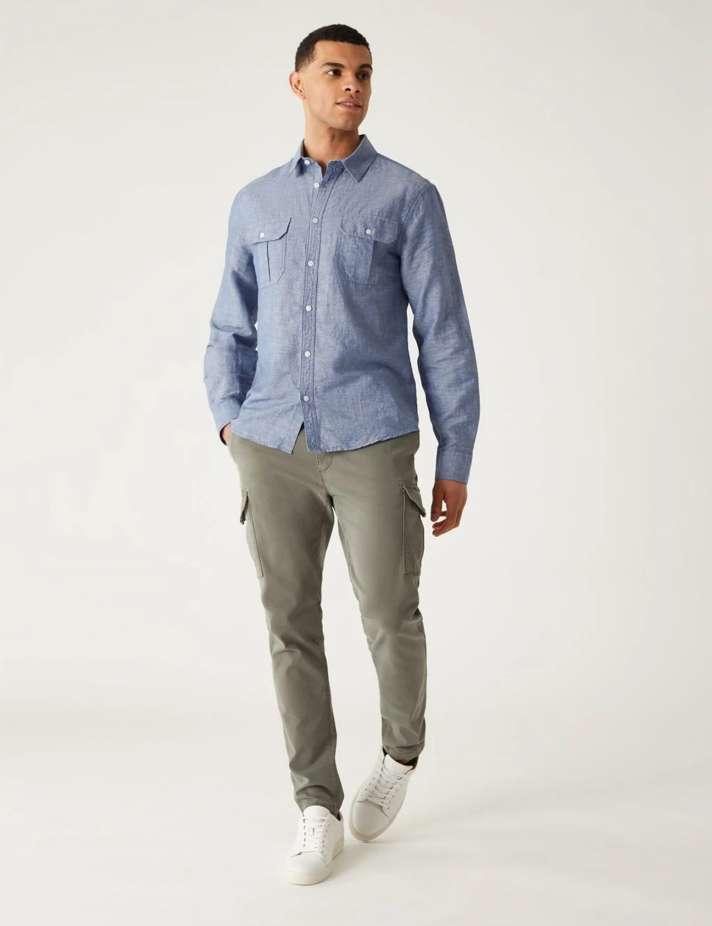 Linen Blend Shirt 5 Linen Blend Shirt - Image 5