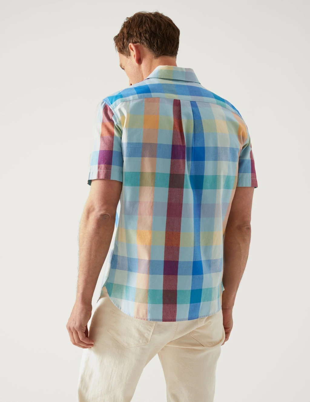 Pure Cotton Check Oxford Shirt 4 Pure Cotton Check Oxford Shirt - Image 4