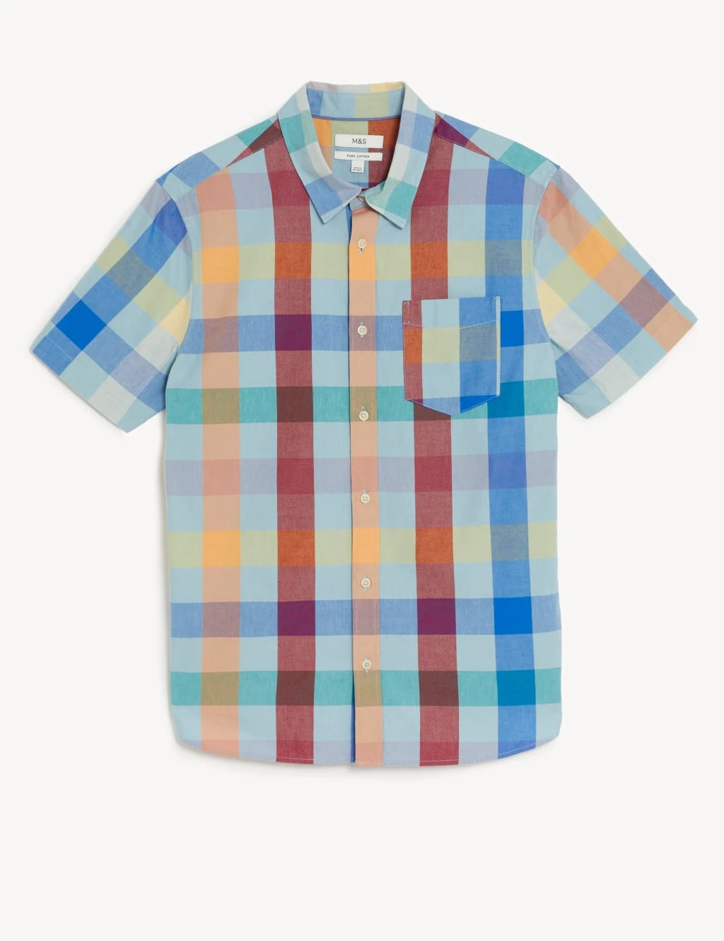 Pure Cotton Check Oxford Shirt 2 Pure Cotton Check Oxford Shirt - Image 2