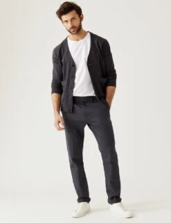 Pure Cotton Jersey Cardigan -Marksandspencer Sale Store SD 03 T28 1410M HL X EC 1