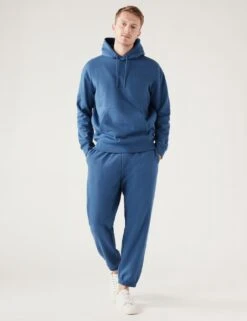 Cotton Rich Relaxed Fit Joggers -Marksandspencer Sale Store SD 03 T28 1581M KE X EC 1