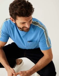 Pure Cotton T-Shirt -Marksandspencer Sale Store SD 03 T28 1957M II X EC 3