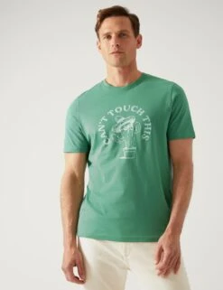 Pure Cotton Cactus Print T-Shirt